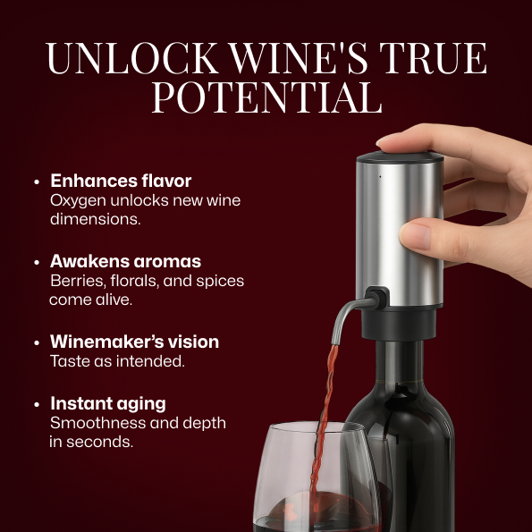 Aerulo Wine Aerator, Preserver & Dispenser